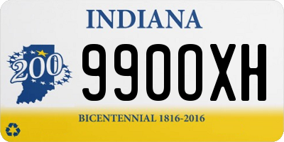 IN license plate 990OXH