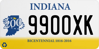 IN license plate 990OXK
