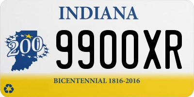 IN license plate 990OXR