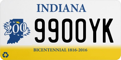 IN license plate 990OYK