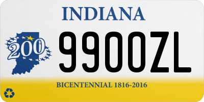 IN license plate 990OZL