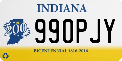 IN license plate 990PJY