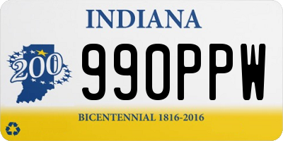 IN license plate 990PPW