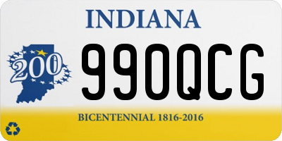 IN license plate 990QCG