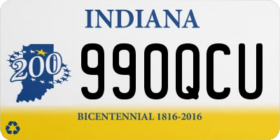 IN license plate 990QCU