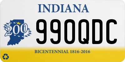 IN license plate 990QDC