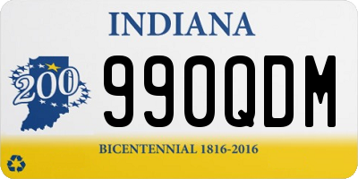 IN license plate 990QDM