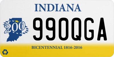 IN license plate 990QGA