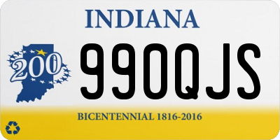 IN license plate 990QJS