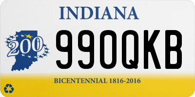 IN license plate 990QKB