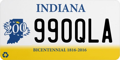 IN license plate 990QLA