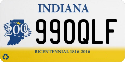 IN license plate 990QLF