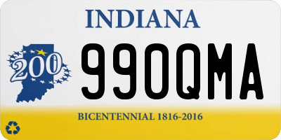 IN license plate 990QMA