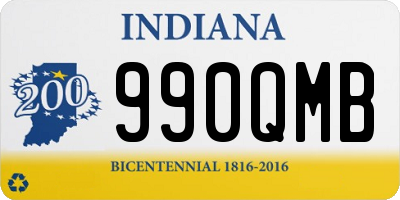 IN license plate 990QMB