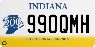 IN license plate 990QMH