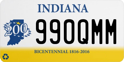 IN license plate 990QMM
