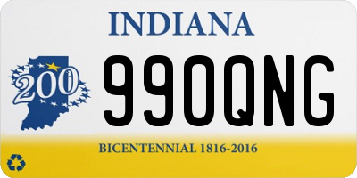 IN license plate 990QNG