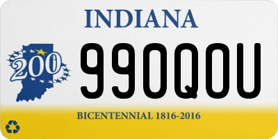 IN license plate 990QOU