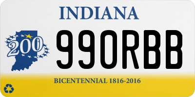 IN license plate 990RBB