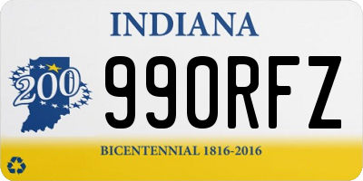 IN license plate 990RFZ