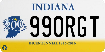 IN license plate 990RGT