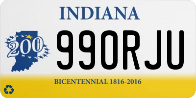 IN license plate 990RJU