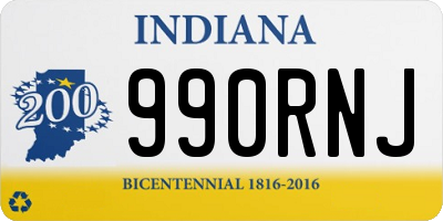 IN license plate 990RNJ