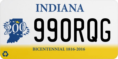 IN license plate 990RQG