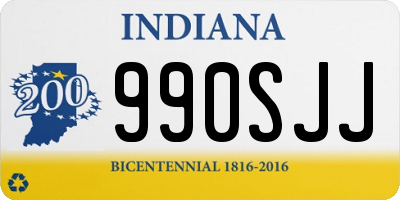 IN license plate 990SJJ