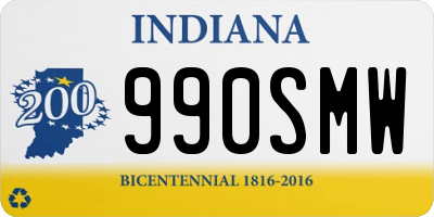 IN license plate 990SMW