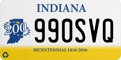 IN license plate 990SVQ