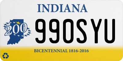 IN license plate 990SYU