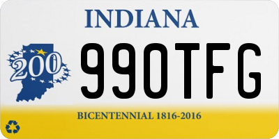 IN license plate 990TFG