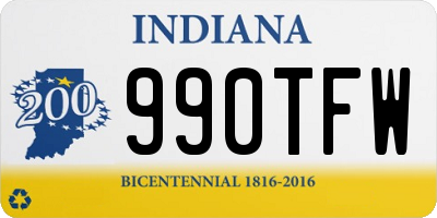 IN license plate 990TFW