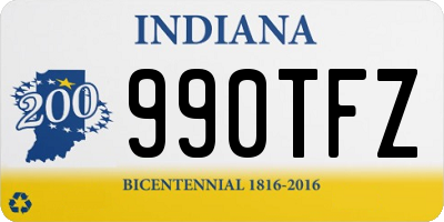 IN license plate 990TFZ