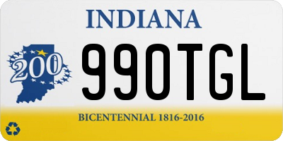 IN license plate 990TGL