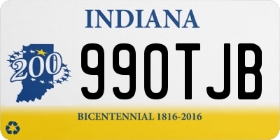 IN license plate 990TJB