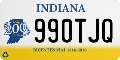 IN license plate 990TJQ