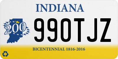 IN license plate 990TJZ