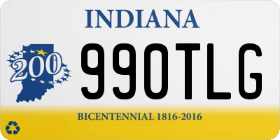 IN license plate 990TLG