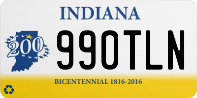 IN license plate 990TLN
