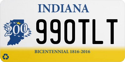 IN license plate 990TLT