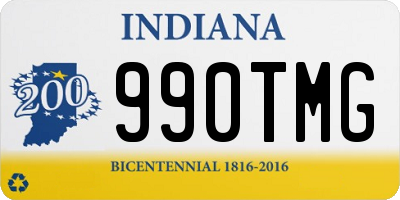 IN license plate 990TMG