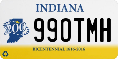 IN license plate 990TMH