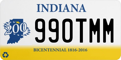 IN license plate 990TMM