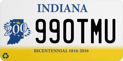 IN license plate 990TMU