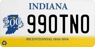 IN license plate 990TNO