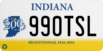 IN license plate 990TSL