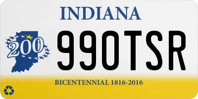 IN license plate 990TSR