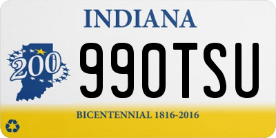 IN license plate 990TSU